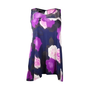 Inc International Concepts Women's Printed Illusion Top M Jazz Age Floral - All