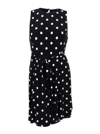 Ralph lauren black and hotsell white polka dot dress