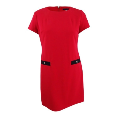 tommy hilfiger faux pocket dress