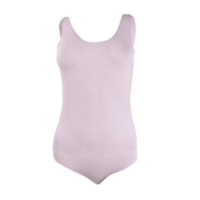 INC Women's Smooth Shimmer Tank Bodysuit (M, Lavender Fog) 