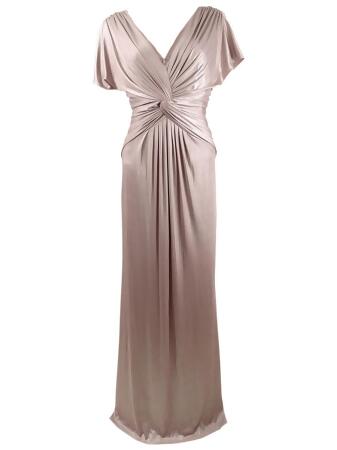Adrianna papell on sale twisted metallic gown