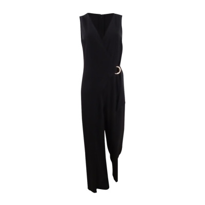 Vince Camuto Women’s D-Ring Belted Wrap Jumpsuit 