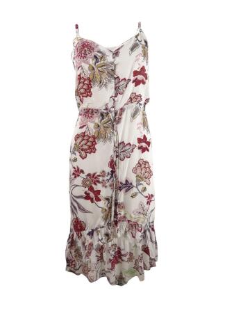 Sanctuary Women's Palm Springs Printed High-Low Sleeveless Dress