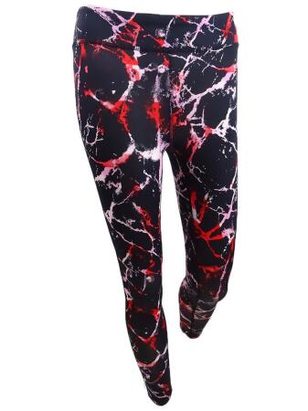 Ideology Toddler Girls Printed Leggings (M, Black Multi)