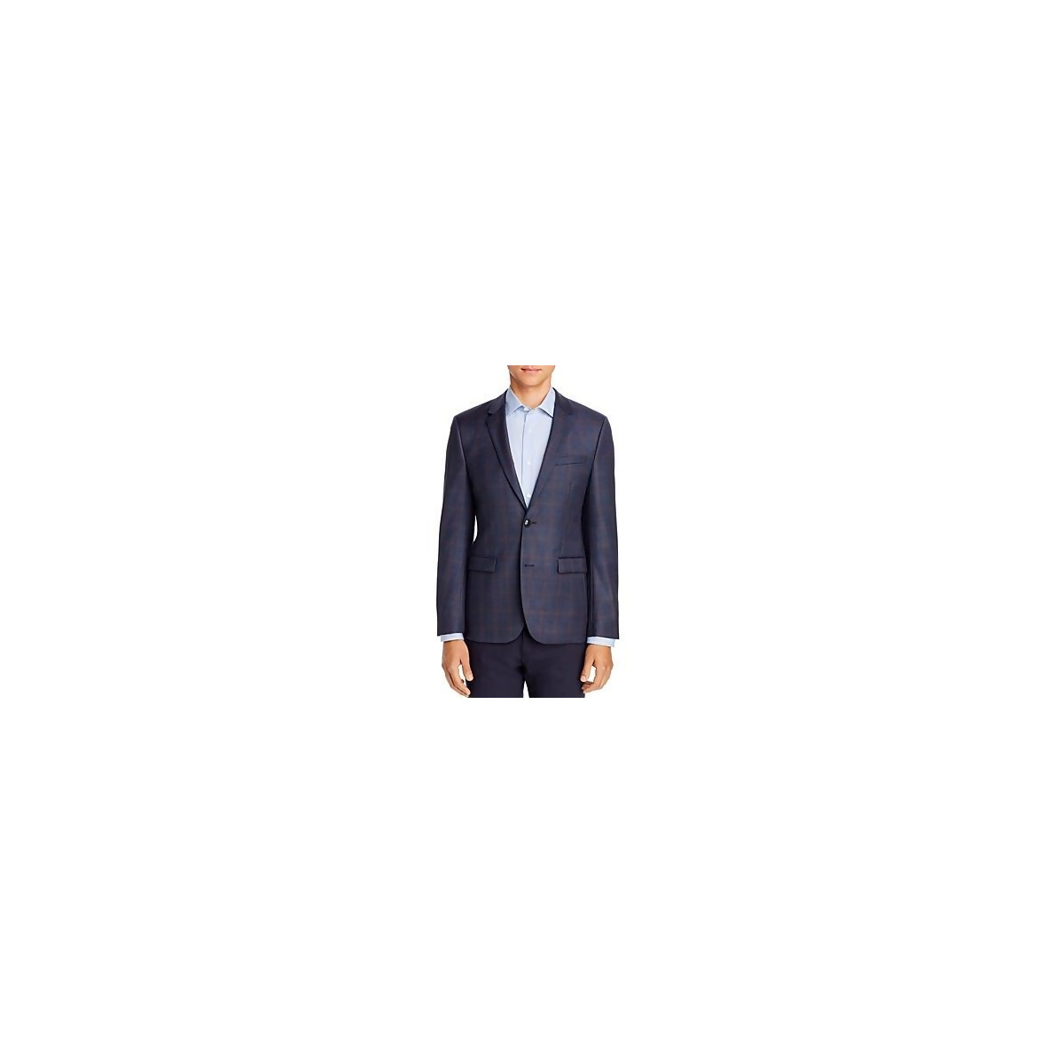 Hugo Boss Men's Plaid Suit Jacket
