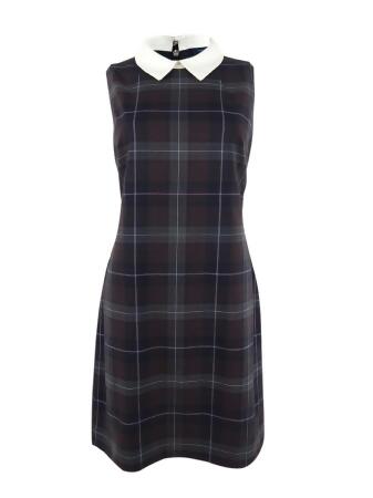 Tommy hilfiger black 2024 dress with white collar