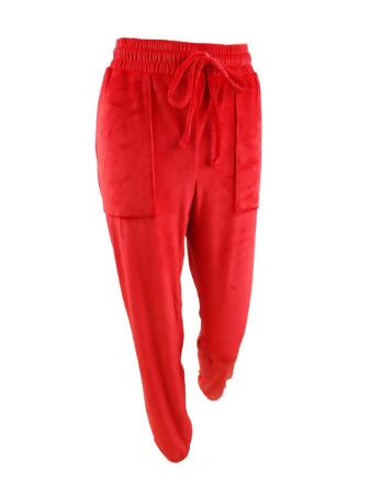 Womens Red Jogger Pants - Bottoms, Clothing
