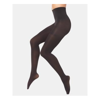 Warner's Women's Easy Does It Opaque Shaping Tights (S/M, Black) 