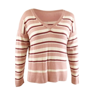 Lucky Brand Womens V-Neck Striped Sweater : : Clothing, Shoes &  Accessories