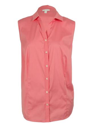 Charter Club Women's Sleeveless Button Down Shirt - 24W