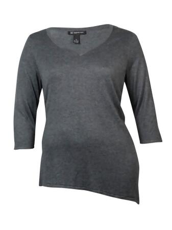 Inc Women's V-neck 3/4 Sleeve Tunic Sweater - 2X