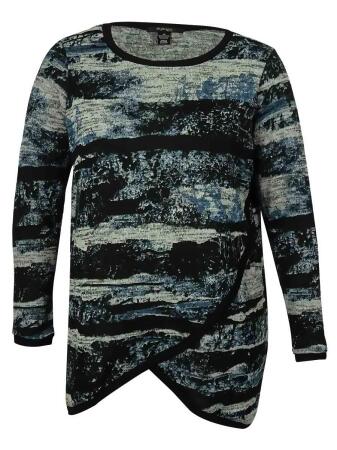 Style Co Women's Tulip-Front Polyester Sweater - PL