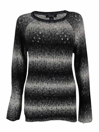 Style Co. Women's Marled Open Knit Sweater - PXL