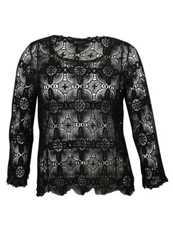 Inc Women's Lace Crochet Sweater - PXS