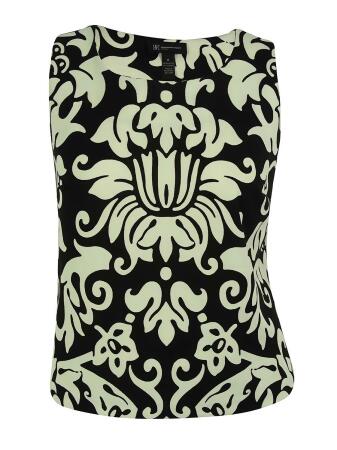 Inc International Concepts Women's Damask Tank Top - PM