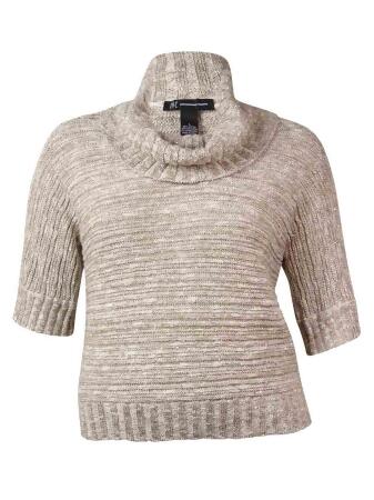 Inc International Concepts Women's Metallic French Terry Sweater - L