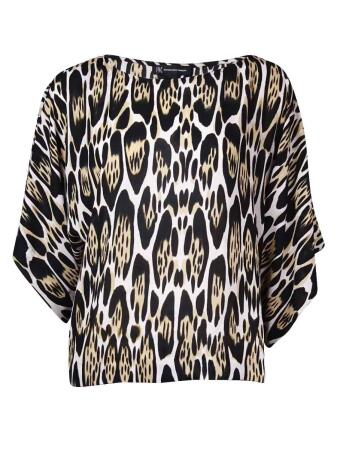 Inc International Concepts Women's Dolman Animal Print Top - 6