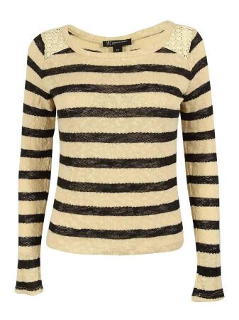 Inc International Concepts Women's Crochet Trim Sweater - PXL