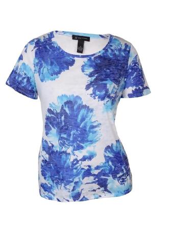 Inc International Concept Women's Placed Floral Tee - 3X