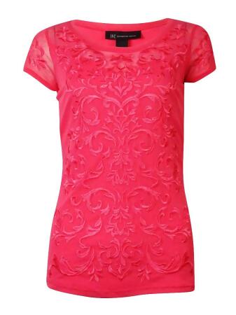 Inc International Concepts Women's Embroidered Paisley Top - XS