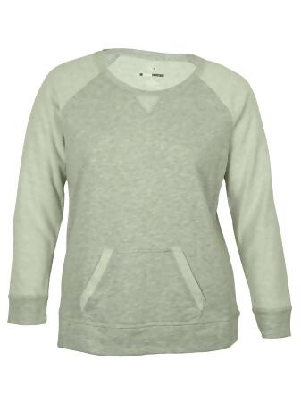 Style Co Women's Contrast-Sleeve Sweatshirt - 1X