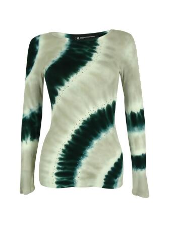 Inc International Concepts Women's Tie-Dye Studded Top - PM