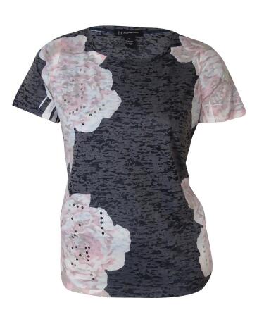 Inc International Concept Women's Sequin Floral Tee - PXS