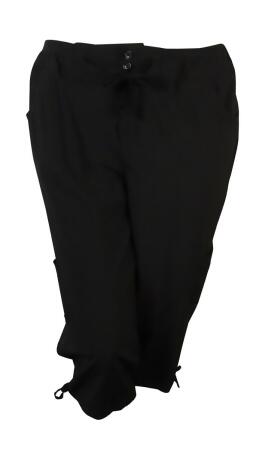 Style Co Women's Tie-hem Capri Soft Pants - 0X