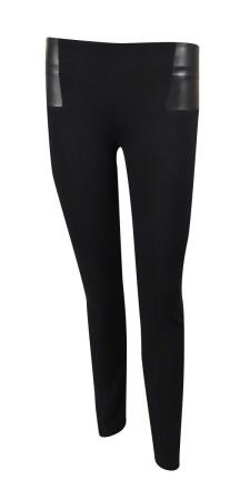 Inc International Concepts Women's Faux Leather Trim Pants - 4P