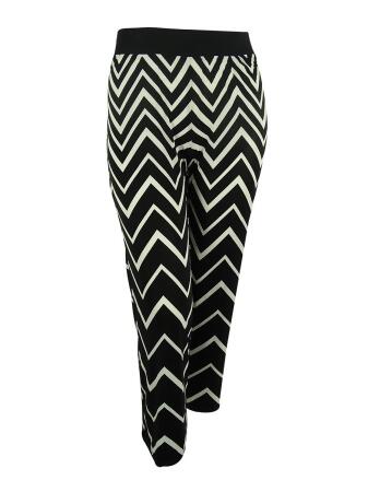 Inc International Concepts Women's Wide-Leg Chevron Pants - PL