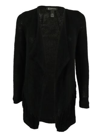 Inc International Concept Women's Knit Fringe Cardigan - PL