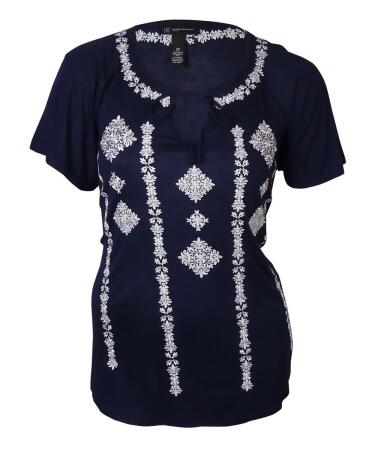 Inc International Concept Women's Embroidered Blouse - S