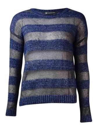 Inc International Concepts Women's Striped Tape-Yarn Sweater - XS