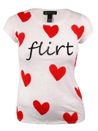 Inc International Concepts Women's 'Flirt' Burnout Tee - L