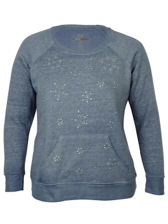 Style Co Women's Embellished Sweatshirt - 1X