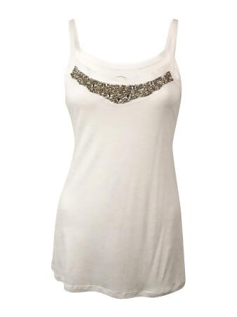 Inc International Concepts Women's Beaded Spaghetti Strap Top - L