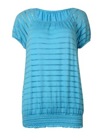 Inc International Concepts Women's Knit Stripe Peasant Top - S