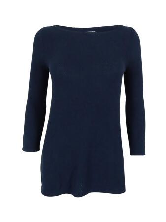 Charter Club Women's Textured Tunic Sweater - PXL