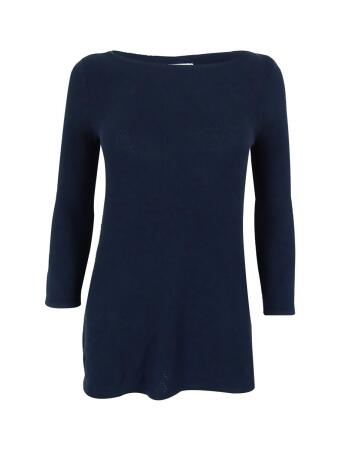 Charter Club Women's Textured Tunic Sweater - PM