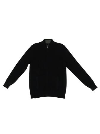 Club Room Men's Cotton Zipper Front Jacket Sweater - S