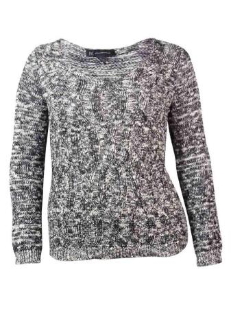 Inc International Concepts Women's Metallic Marl Sweater - XL