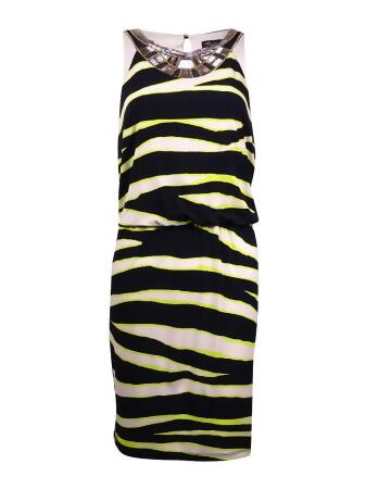 Thalia Sodi Women's Stripe Cutout Dress - S