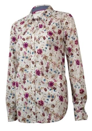 Charter Club Women's Country Casual Floral Buttoned Shirt - 6