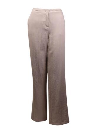 Charter Club Women's Classic Fit Straight Crinkled Pants - 10