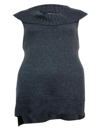 Style Co. Women's Sleeveless Cowl Tunic Sweater - L