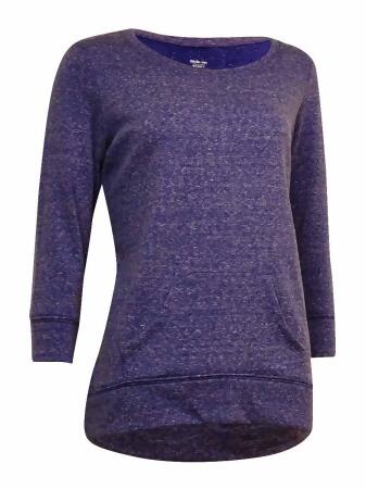 Style Co Women's Basic Kangaroo Pocket Sweater - M