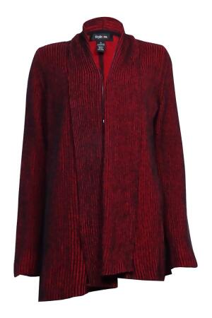 Style Co. Women's Ribbed Open Front Cardigan Sweater - XL