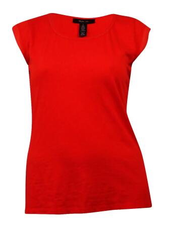 Style Co Women's Chiffon-Sleeve Cotton Shirt - L