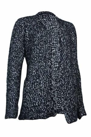 Style Co. Women's Open Front Eyelash Cardigan Sweater - S