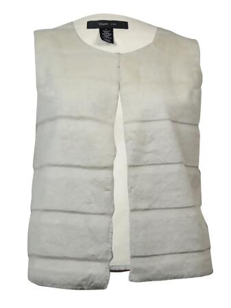 Style Co. Women's Sleeveless Faux Fur Vest - XL